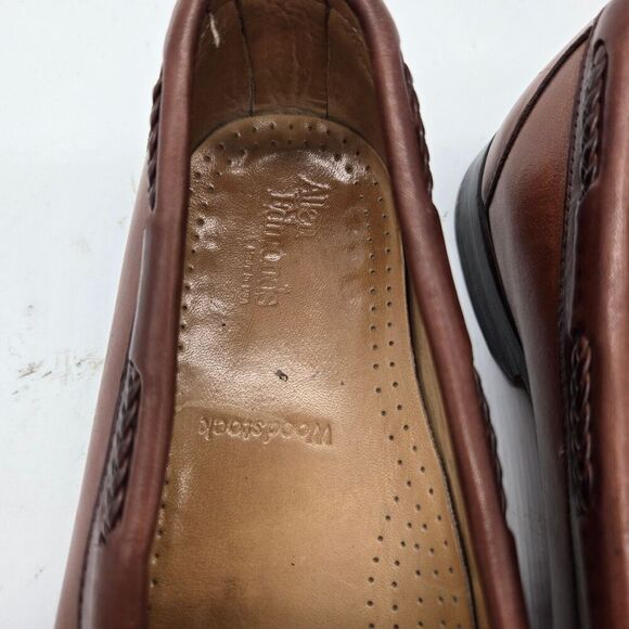 Allen Edmonds Woodstock Mens Size 10 D Brown Leather Kiltie Dress Loafers Shoes main image 5